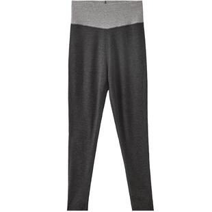 红豆居家女士保暖裤发热抗静电含羊毛防螨高腰打底棉毛裤单条秋裤