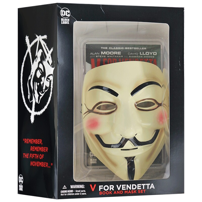 英文版V字仇杀队豪华版附面具