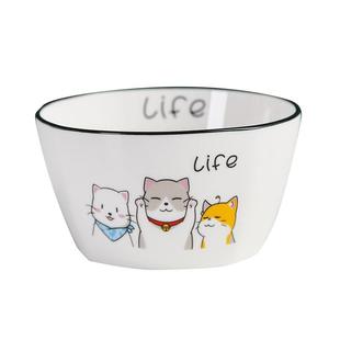 北欧家用陶瓷米饭碗单个大号汤碗泡面碗汤盆可爱个性创意餐具套装