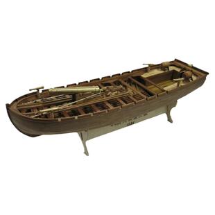 1:36全肋42英尺武装大艇（1834）DIY木质船古典帆船模型拼装套材