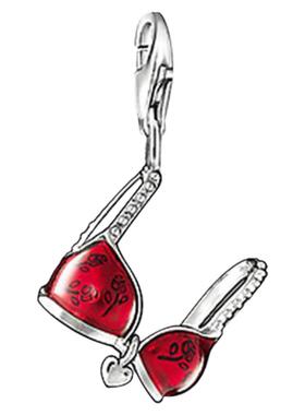 立体比基尼文胸小饰物吊坠托马斯萨博个性魅力女精美简约时尚气质