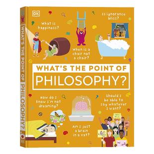 DK了不起的数学/科学/哲学/艺术思维英文原版 What's the Point of Philosophy哲学思维少儿百科青少年课外阅读英语读物科普9-12岁