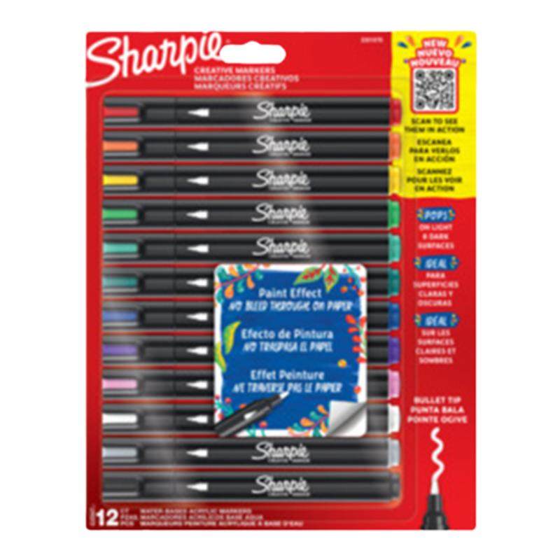 sharpie锐意可叠色丙烯马克笔
