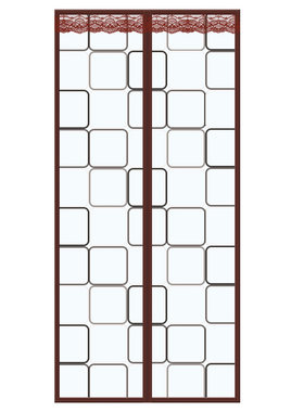 冬季保暖空调门帘透明磁铁防冷气