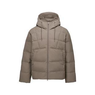 斯凯奇运动羽绒服冬季防泼水保暖连帽短款梭织羽绒外套防寒