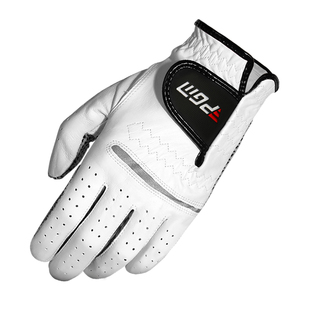PGM 高尔夫手套男士进口小羊皮真皮防滑耐磨球杆手套飞盘左右双手