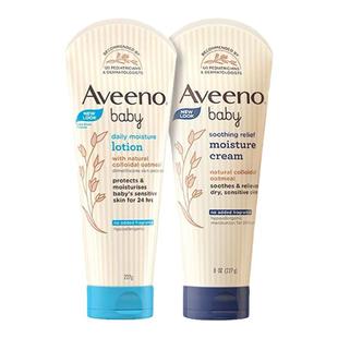 Aveeno艾惟诺婴儿面霜儿童身体乳润肤露宝宝擦脸霜保湿艾惟诺秋冬