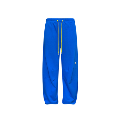 s45压胶撞色双褶解构设计运动休闲通勤卫裤