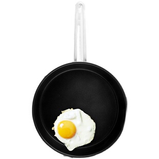双立人Moment24cm单柄煎炒锅平底锅具不粘锅不锈钢牛排锅煎锅煎饼