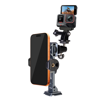 适用影石Ace Pro 2相机提词支架磁吸桌面双面直播专用口播手持录制视频手机夹拍摄双机位字幕教学