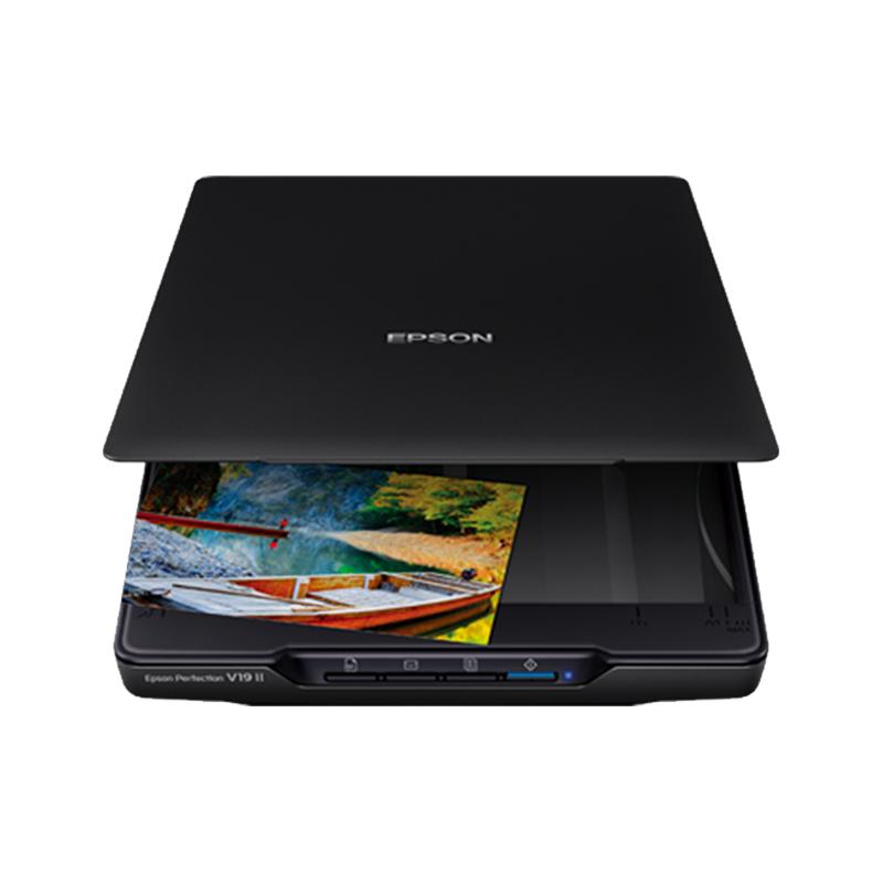 Epson/爱普生 V19II/V39II扫描仪 A4图片照片彩色高清照片文
