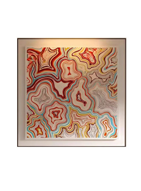 现代简约客厅装饰画抽象高档墙画