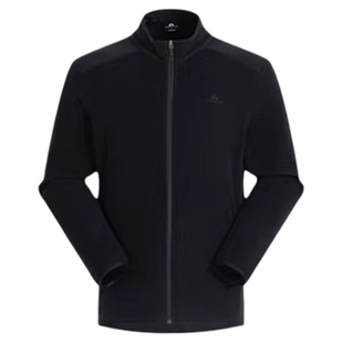 【Polartec100男款】拓路者春秋立领加绒保暖徒步开衫长袖抓绒衣