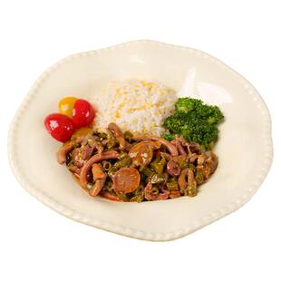 菜报告酸辣鸡杂预制菜半成品商用外卖盖饭料理包酸豆角鸡杂下饭菜