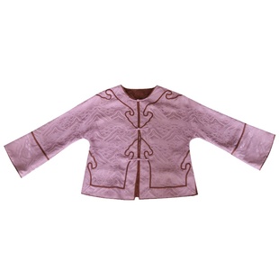 霁月 真丝香云纱短上衣新华服中式太太服云肩古法大衫重工外套女