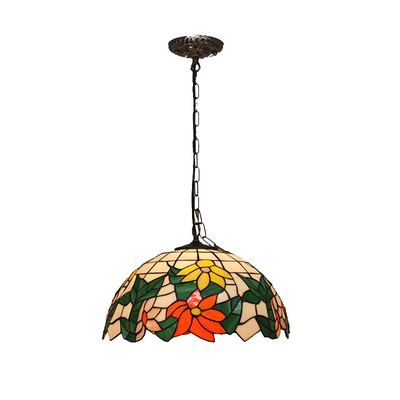 蒂凡尼40厘米复古彩玄关餐厅吊灯