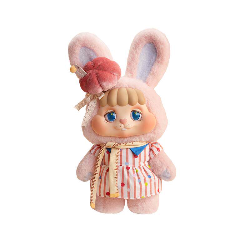 52TOYS饼饼兔LITTLEBUNS裁缝毛绒大体玩偶手办潮玩摆件生日礼物