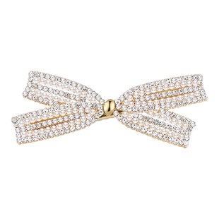 赵丽颖同款发夹阿吉豆珍珠蝴蝶结侧边夹鸭嘴夹发饰夹子头饰女发卡