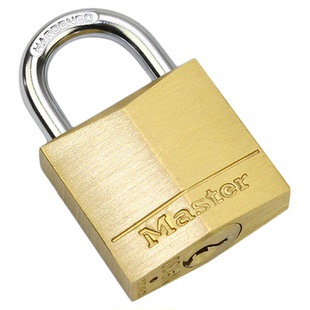 玛斯特黄铜挂锁大号同花锁电表箱仓库大铁门锁防盗宿舍锁130 140D
