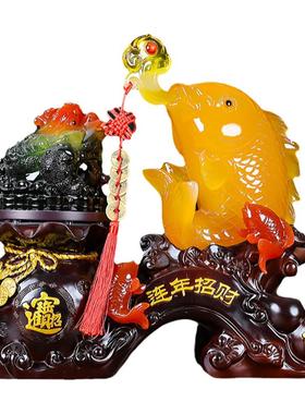 吉祥伞祝福中式客厅鱼招财