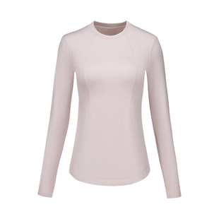 紧身圆领打底衫干爽户外保暖瑜伽上衣长袖健身运动T恤MAIAACTIVE