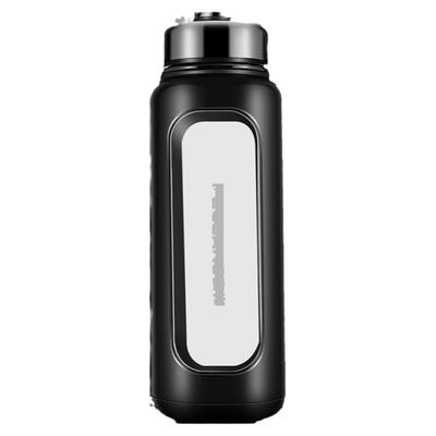 富光带盖运动过滤双层防摔玻璃杯