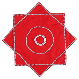 东北秧歌手绢花儿童考级舞蹈专用二人转秧歌手绢成人扭秧歌八角巾