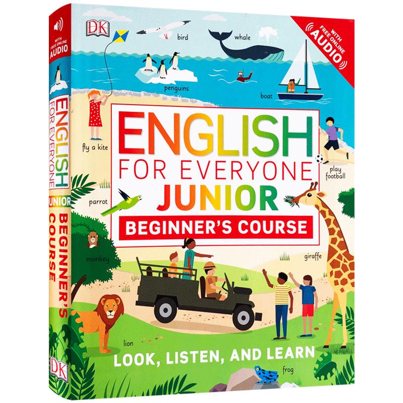 English for Everyone Junior人人学英语少儿初级英语:初级课程英文原版童书绘本6-9岁进口英文原版englishforeveryone