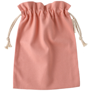 大号 帆布束口袋 日韩纯色抽带收纳包抽绳杂物小方包ipad包手提包