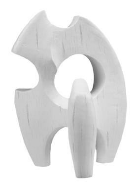 现代简约样板房创意树脂火苗摆件