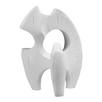 现代简约样板房创意树脂火苗摆件