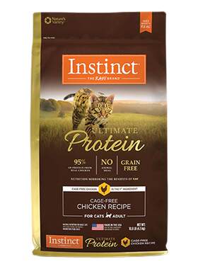 【自营】Instinct百利高蛋白鸡肉猫粮10LB效期26年12月【临期】
