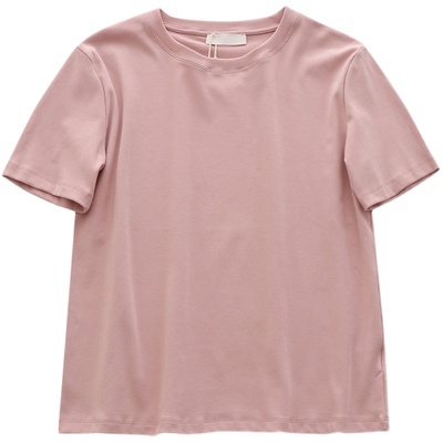 常规厚度棉质感纯净短袖多色