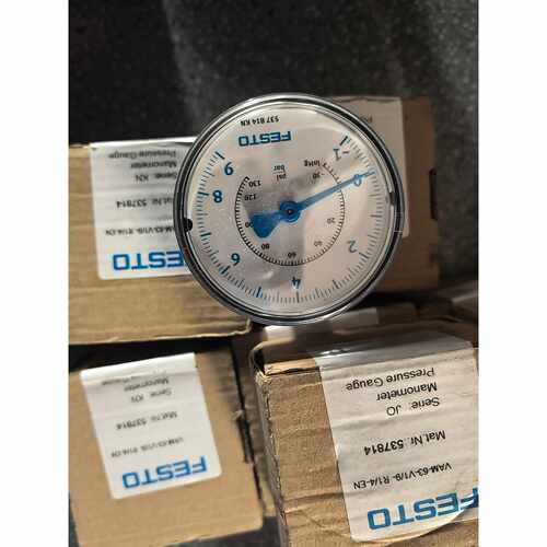 询价-费斯托FESTO压力表 VAM-63-V1/9-R1/4-E