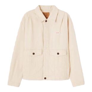 现货American Vintage童装24秋冬女士休闲风格白色棉夹克上衣