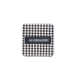 郭小妞千鸟格超薄植绒柔软粉饼粉扑替换扑子遮瑕控油定妆持久上妆