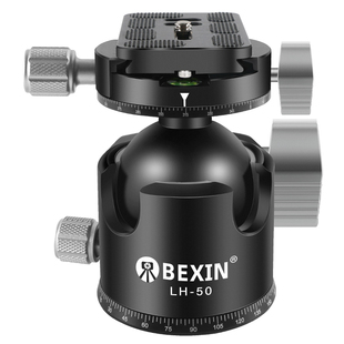 相机长焦单反摄影专业拍鸟云台大球径低重心全景三脚架摄影云台