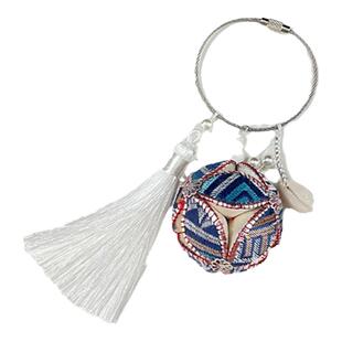 广西靖西 绣蕴坊绣球 纯手工 4cm大圈扣绣球挂件