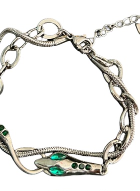 绿眼灵蛇冷淡风手链小众独特手饰