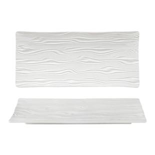 纯白高级感陶瓷长方盘寿司盘刺身盘子西餐盘蛋糕盘小吃盘餐厅餐具