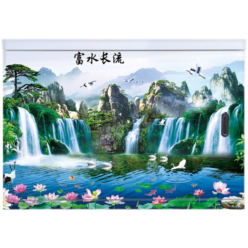 电表箱沙发背景墙流水生财贴纸