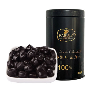 法布朗可可脂黑巧克力100%生酮