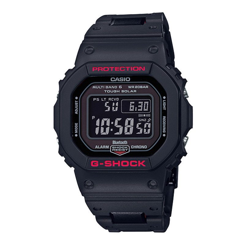 卡西欧GW-B5600HR-1/AR-1/SL-4/5 小方块光能电波蓝牙防水男手表