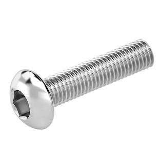 304不锈钢钝化盘头内六角螺栓圆头机丝蘑菇头半圆杯内六角螺丝钉