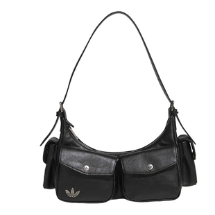 adidas阿迪达斯三叶草休闲复古风运动斜挎包26春女单肩包 KW4748