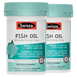 Swisse斯维诗儿童鱼油青少年学生益智DHA/EPA助力成长 直播