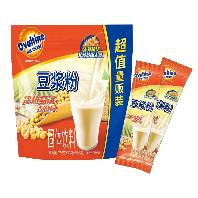 阿华田豆浆粉30g便携袋装即食
