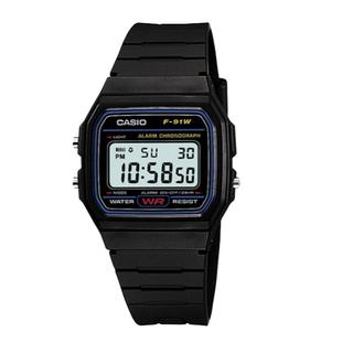 【甜茶同款】日本卡西欧手表男 复古小方块电子表F-91W-1D/3D/9Q