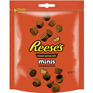 澳洲直邮Reese's Peanut Butter Cups美国花生酱夹心牛奶巧克力