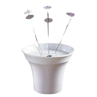 拾久同款陶瓷拔丝榴莲干冰盘中式意境菜餐具樱桃鹅肝创意上菜器皿